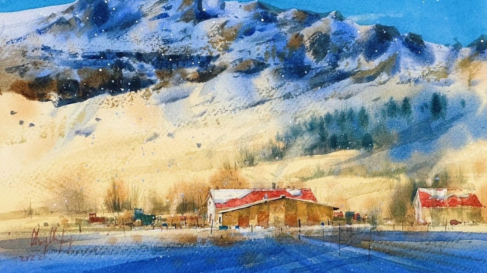 水彩風景／張家荣老師示範