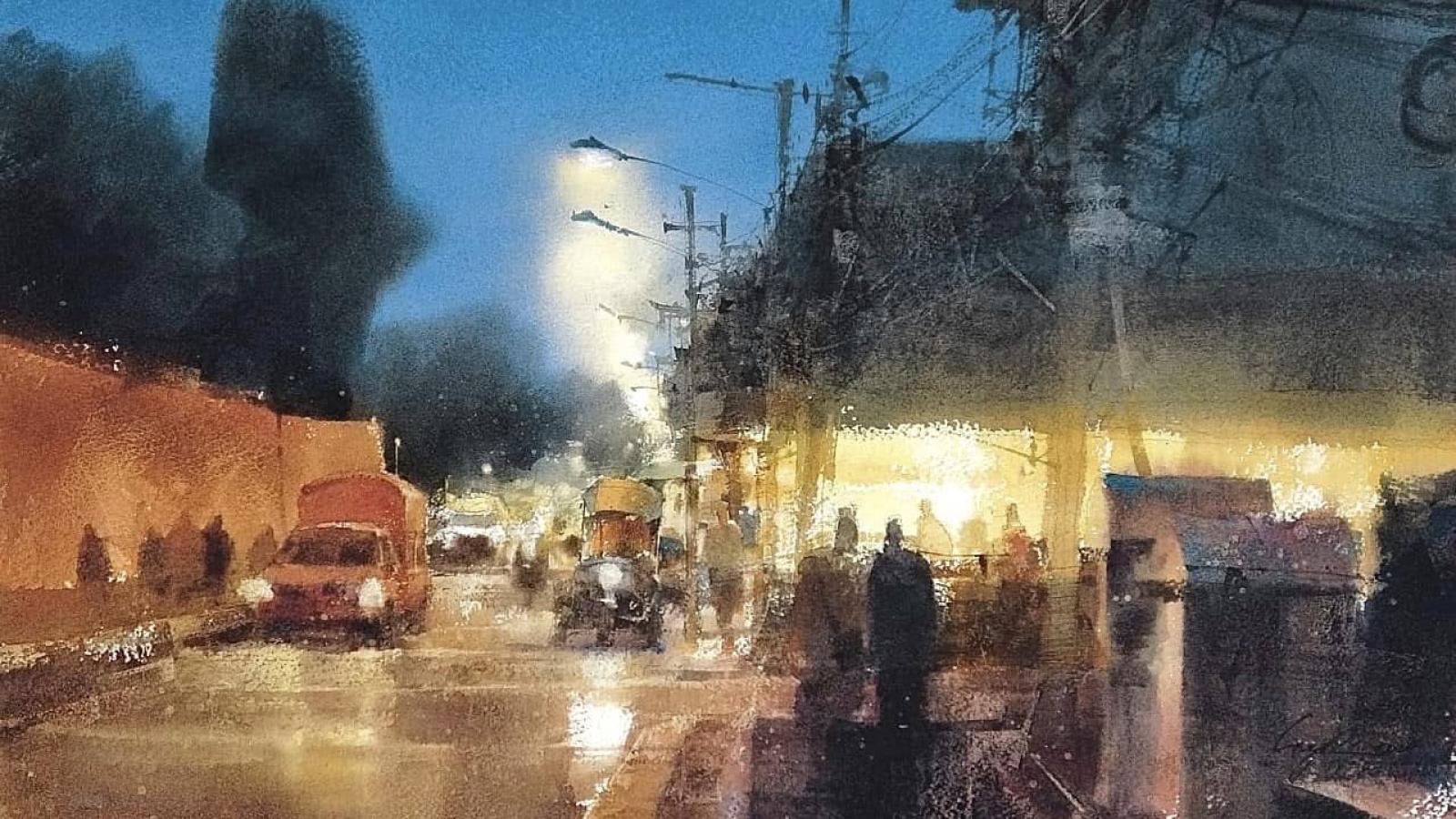 塔佩門街景／賴永霖老師示範